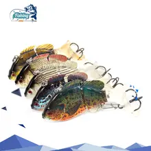 fishing Lure 2 Segments Fishing Lures Jointed bait 5 colours swimbait 13.5g 7.5 cm Exhausting Bait Fishing Deal with For Freshwater Fish