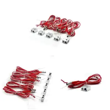 

3D Printer 12V 40W Heating Tube + MK8 Heating Block + NTC Thermistor Kit New Arrival