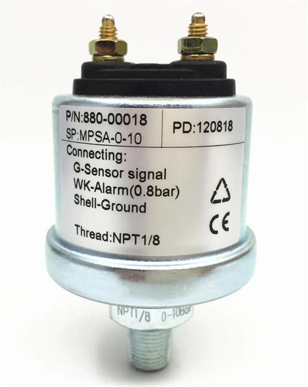 

Pack of 1 Mechanical Oil Pressure Sensor M10x1 NPT1/8 for Auto Gauge Sensors Measuring Range 0-5 Bar / 0-10 Bar Pressure Sensor