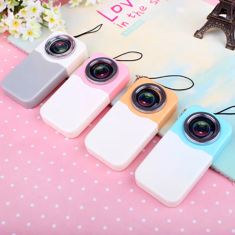 

4Pcs for Kids Student Color Random Mini Camera Shape Stationery Ball Point Pens