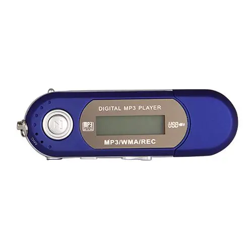 MEMTEQ Портативный MP3 плеер FM радио USB мини ЖК экран Поддержка 8 ГБ флэш накопитель
