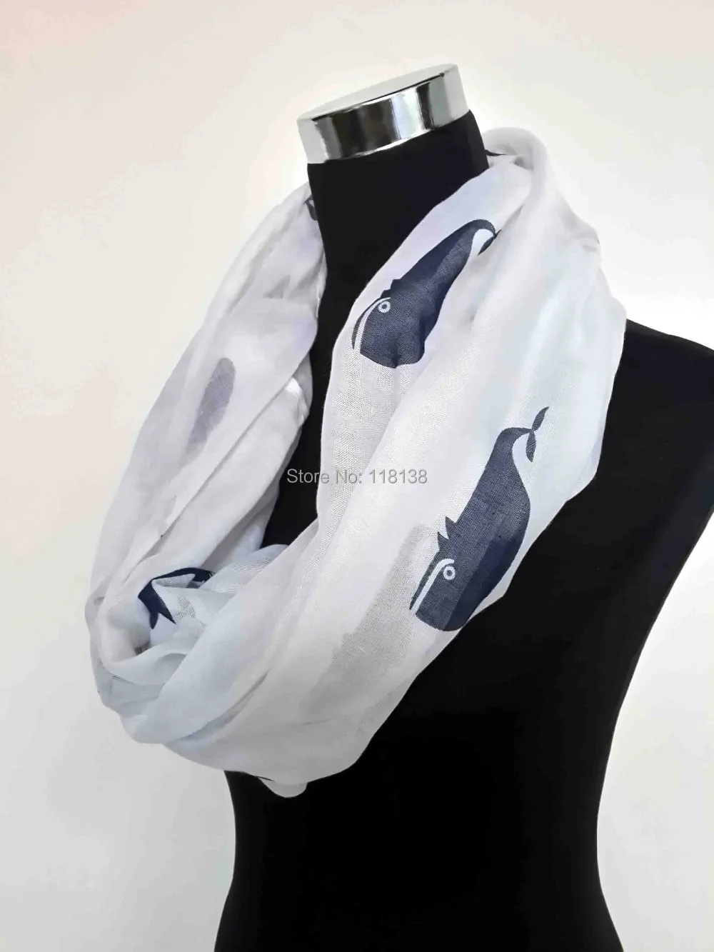 

Whale Animal Print Women's Infinity Circle Scarf Gift Ideas