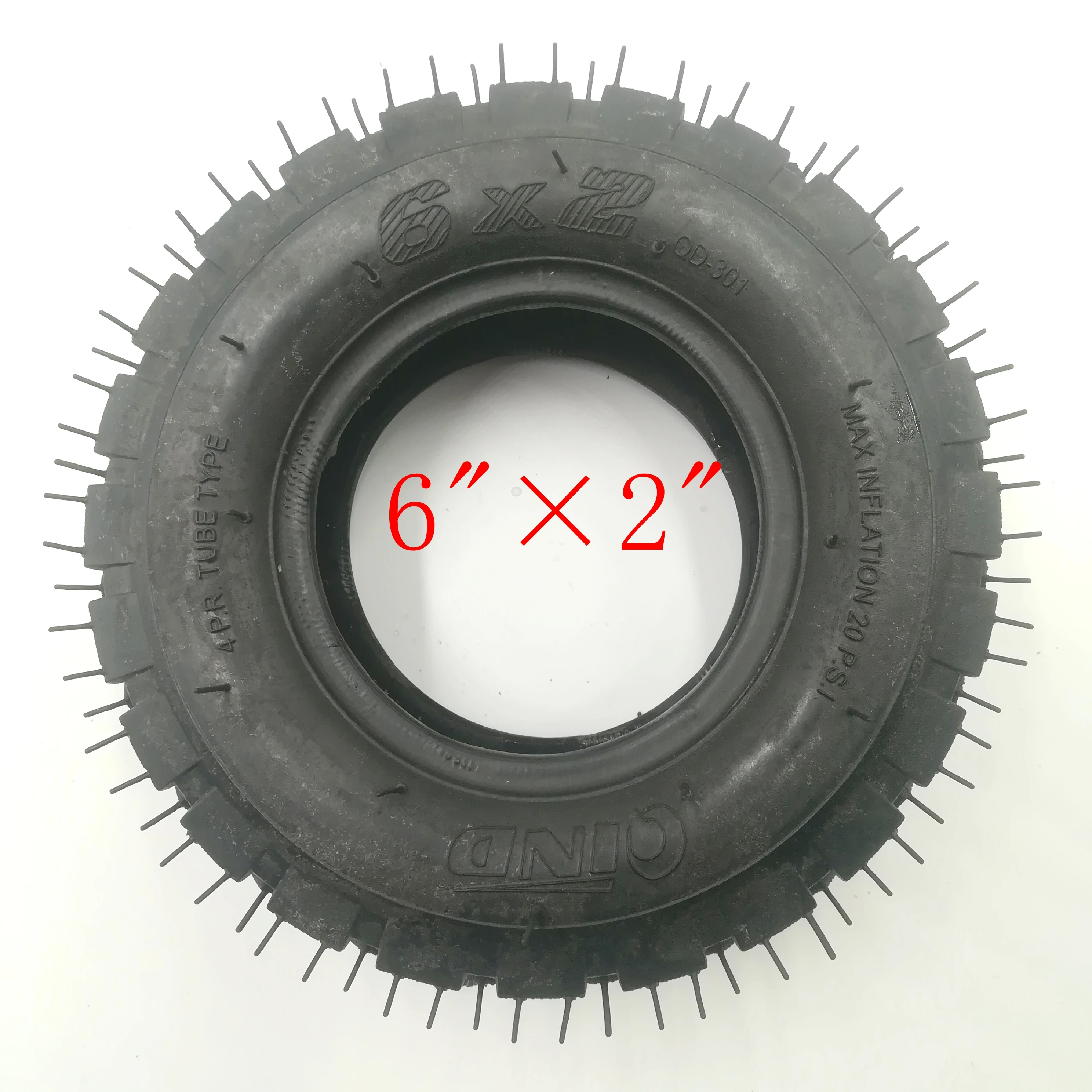 

6 inch 6X2 tyre Fit for Electric Scooter Wheel Chair Truck Pneumatic Wheel Trolley Cart Air Wheel Bike