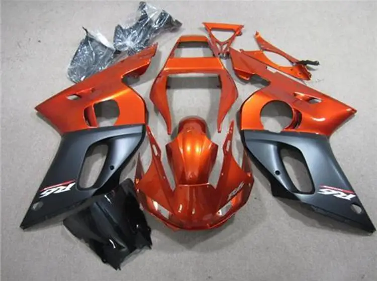 

New Fairings Kit Fit For Yamaha YZF 600 R6 98 99 00 01 02 YZF-R6 1998-2002 ABS Motorcycle Fairing Cowling orange black matte uk