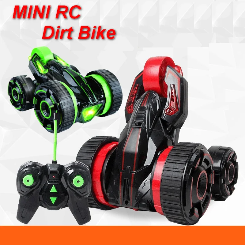

MINI Buggy Stunt RC Car 6CH red Buggy Cars ABS Rotation Crawlers Drift Flashing Stunt Car Radio Remote Control Christmas gift