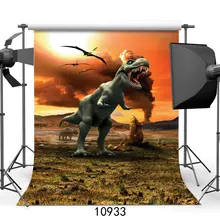 Boa Festa de Aniversário do dinossauro Vinil cenários de pano de Alta qualidade Computer print fundo do estúdio da foto da parede