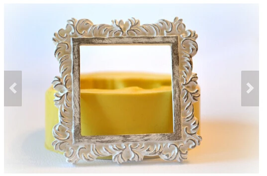 

Square Flourish Frame Silicone Rubber Flexible Food Safe Mold Mould- resin, chocolate silicone clay mold gum paste