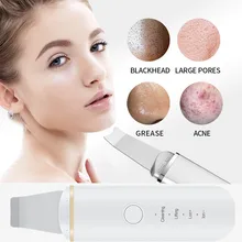 Facial Skin Scrubber Blackhead Remover Pore Cleaner Facial Lifting Tool,USB Rechargeable Skin Masskage Scrubber for Deep Clean