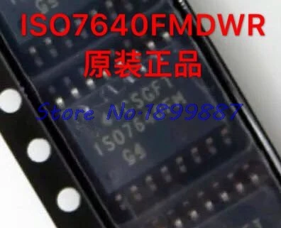 

3pcs/lot ISO7640FMDWR ISO7640 ISO7640FM 7640 ISO7640 DGTL ISO 5KV 4CH GEN PURP 16SOIC IC