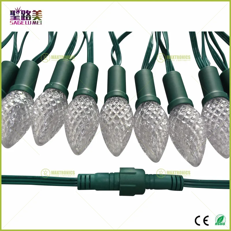 Wholesale-price-500nodes-addressable-RGB-C7-C9-DC12V-3WS2811-LED-Christmas-pixel-string-light-all-GREEN