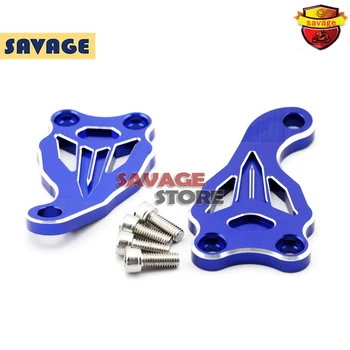 

Motorcycle Accessories Fixed Frame and Engine Mounting Bracket Slider Cover For YAMAHA MT07 FZ07 MT-07 FZ-07 2014-2016 Blue