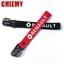 Автомобильная Мода металлическая лента брелок стильное автомобильное кольцо для Renault Megane 2 3 Duster Logan Clio Laguna автомобильные аксессуары