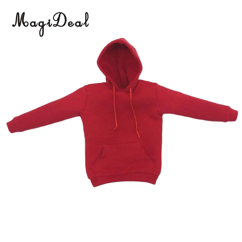 MagiDeal 1:6 Mens Outfit Sweatshirt Tops Hoodie Casual Sweater Hip  for 12