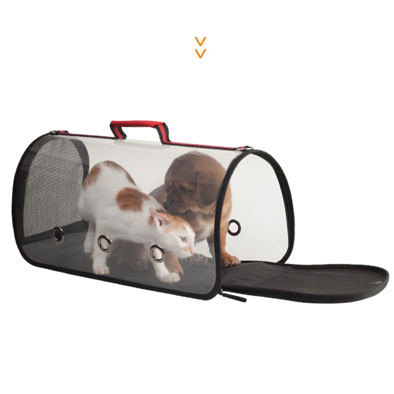 Outdoor Dog Cat Travel Bag Portable Pet Travel Dog Carriers Handbag Bag Travel Puppy Carrying Backpack Transparent Shoulder Bags3