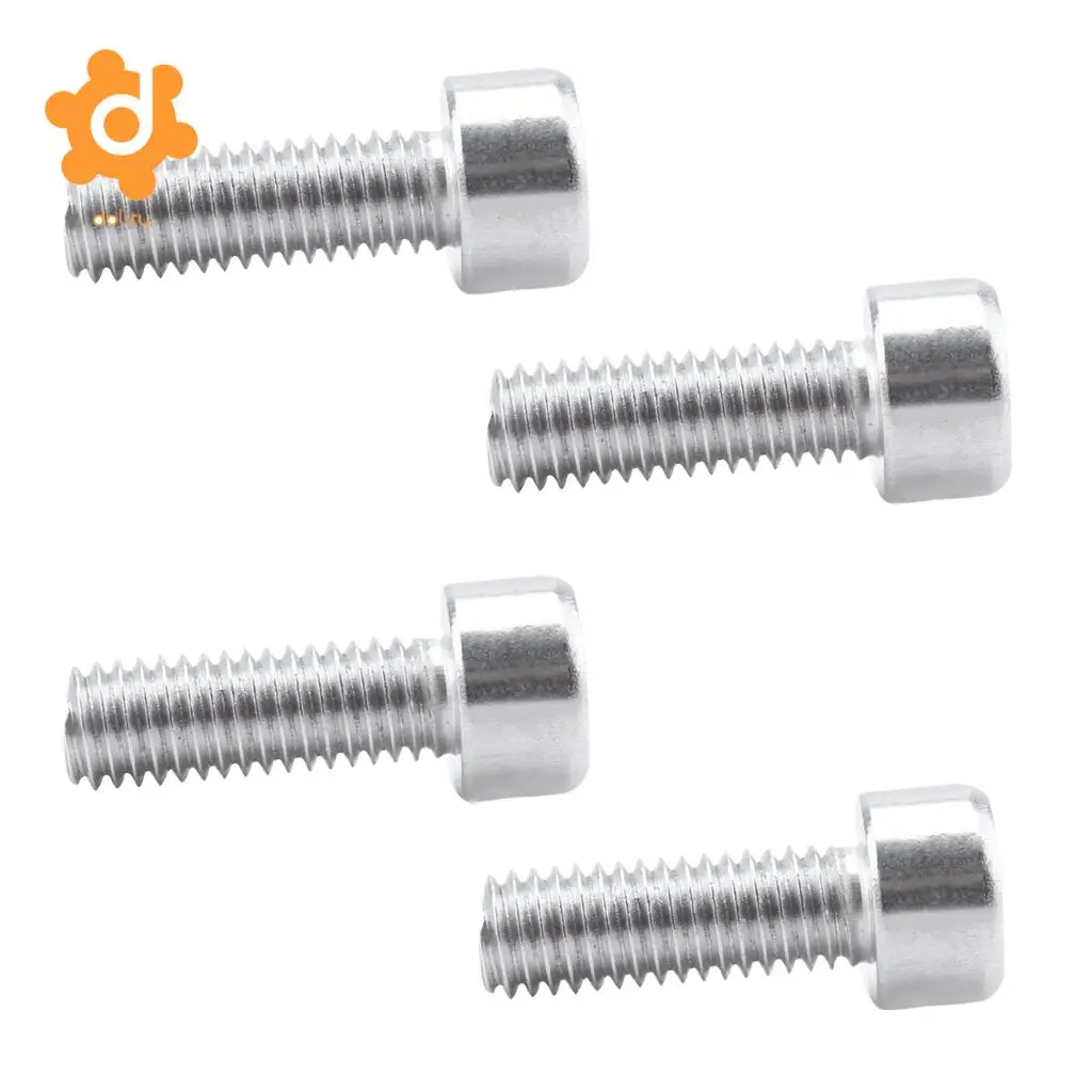 4Pcs Water Bottle Cage Screws Aluminum Alloy Bike Holder Screws for water cage Enhancement Bicycle Water Bottle Accessories