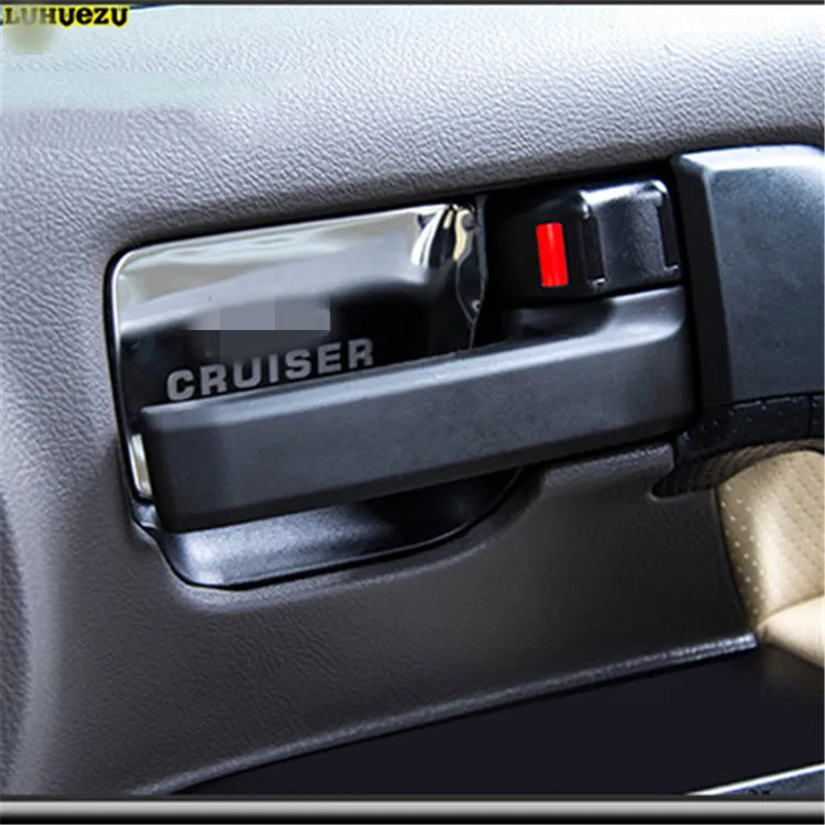 Аксессуары для Land Cruiser 200 FJ200 2008 2017 интерьерная дверная ручка из нержавеющей стали