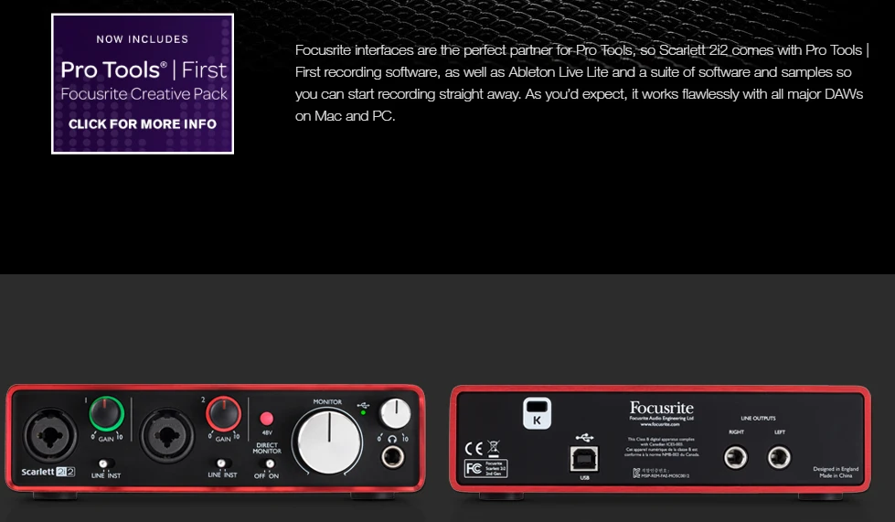 focusrite scarlett 2i2 driver mac
