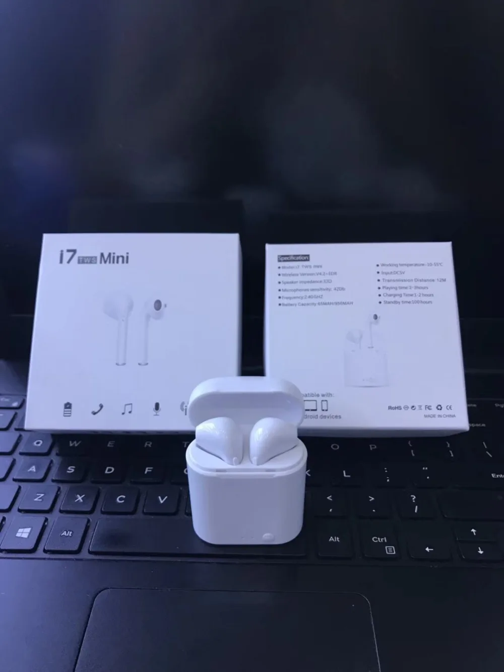 Новинка i7 mini tws беспроводные наушники Bluetooth гарнитура для всех телефонов iphone xs x 8 7