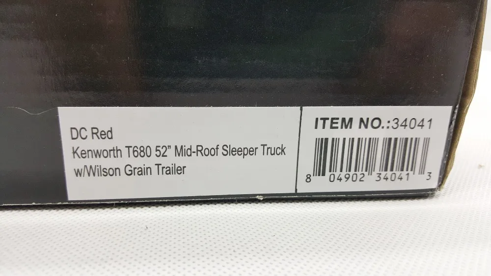 Модель из сплава 1:64 DCP DC Red Kenworth T680 52 дюйма средний кровельный фотоэлемент литая