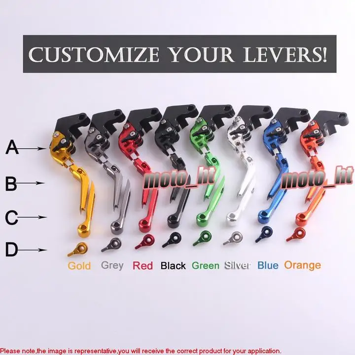 

CNC Adjustable Brake Clutch Levers For Kawasaki ZX10R 2006-2015 & Z1000SX / NINJA 1000/Tourer 2011-2015 & Z1000 2007-2015