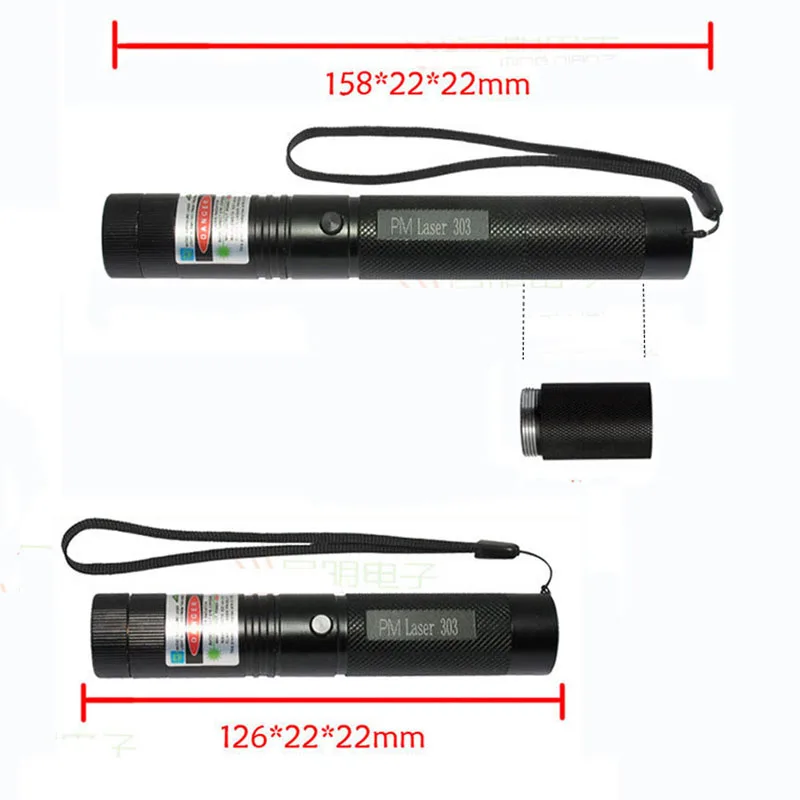 303 м 532 нм зеленая лазерная указка мощный лазер 10000 прицел устройство фокус Сжигание фонарик Кемпинг инструменты лазерная ручка свет