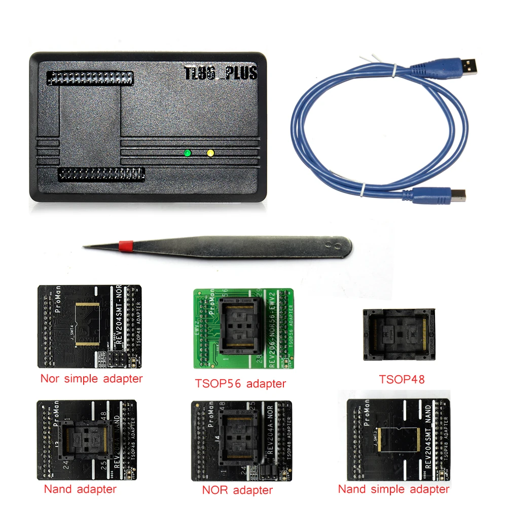 NAND ни TSOP48 TSOP56 FLASH Профессиональный программатор NAND флэш-память для восстановления данных разъем адаптера