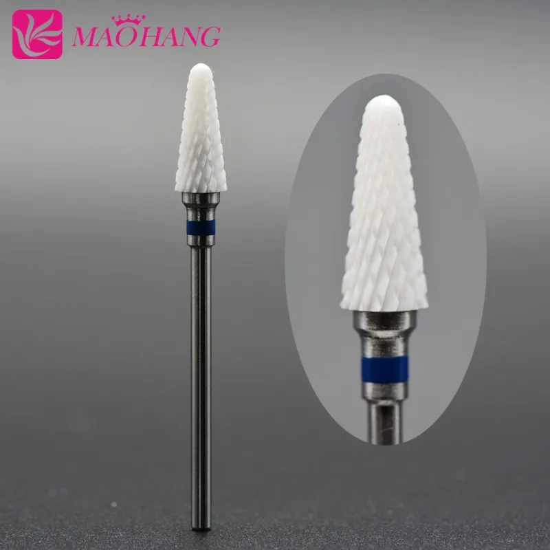 

MAOHANG Zirconia Ceramic Nail Drill Bit Nail Bit Art Salon Electric Drill Manicure File Nail Art Tools Removel Gel Varnish