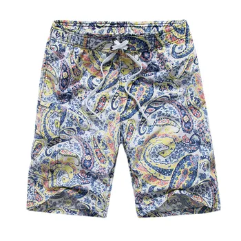

Men's Casual Ethnic Style Printing Beach Surfing Loose Short Pants surf men shorts c0322