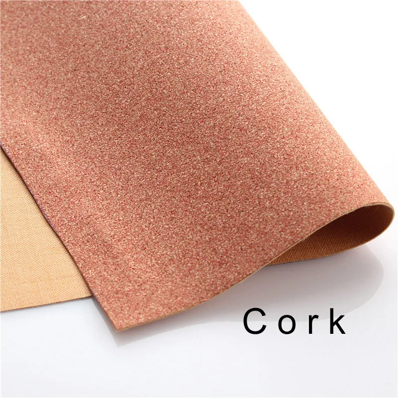 Cork fabric Natural red cork leather natural Material Kork 60*90cm/23
