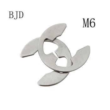 

1000pcs M6 retaining ring Circlip DIN6799 GB896 304 Stainless steel split washer E type spring buckle shaft ring