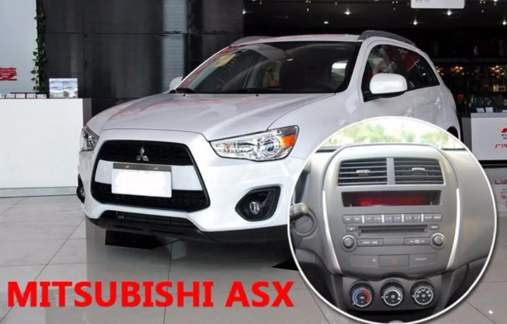 Cheap 10.1" Car Multimedia System Car DVD GPS For Mitsubishi ASX  Support steering wheel control 1GbRam 4-core WIFI DVR 3G 1024*600 9