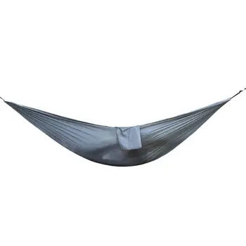 

Ultralight Nylon Folding Ultralight Parachute Adult Camping Swing Hammock With 2 Tree Straps