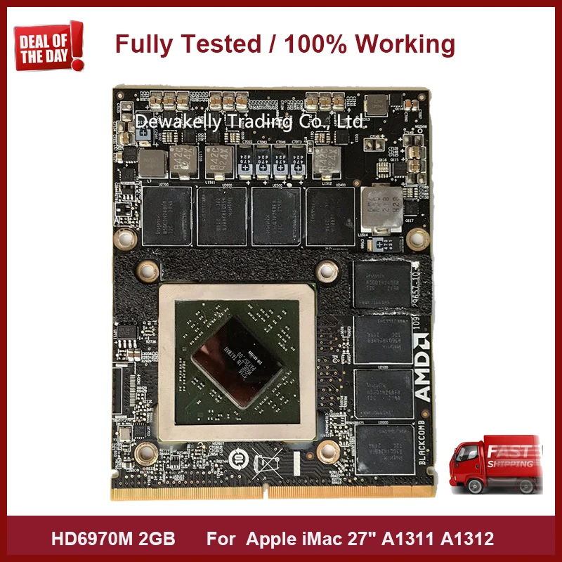 

HD6970 HD 6970M HD6970m VGA Video Graphics Card 2GB For Apple iMac 27" Mid 2011 Radeon A1311 A1312661-5969 Fully Tested