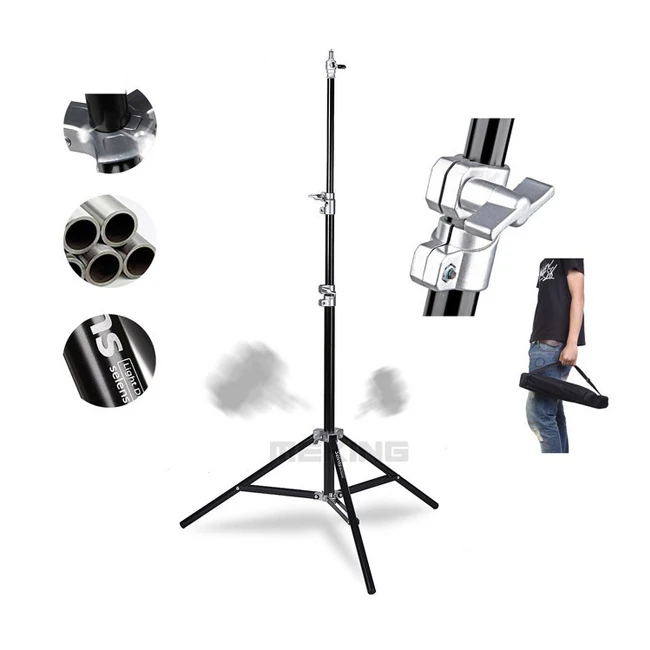 

Selens Photo Studio Air-Cushion Heavy Duty Light Stand 4m 13.2ft SGT-4000A with carrying Bag for background load 7kg