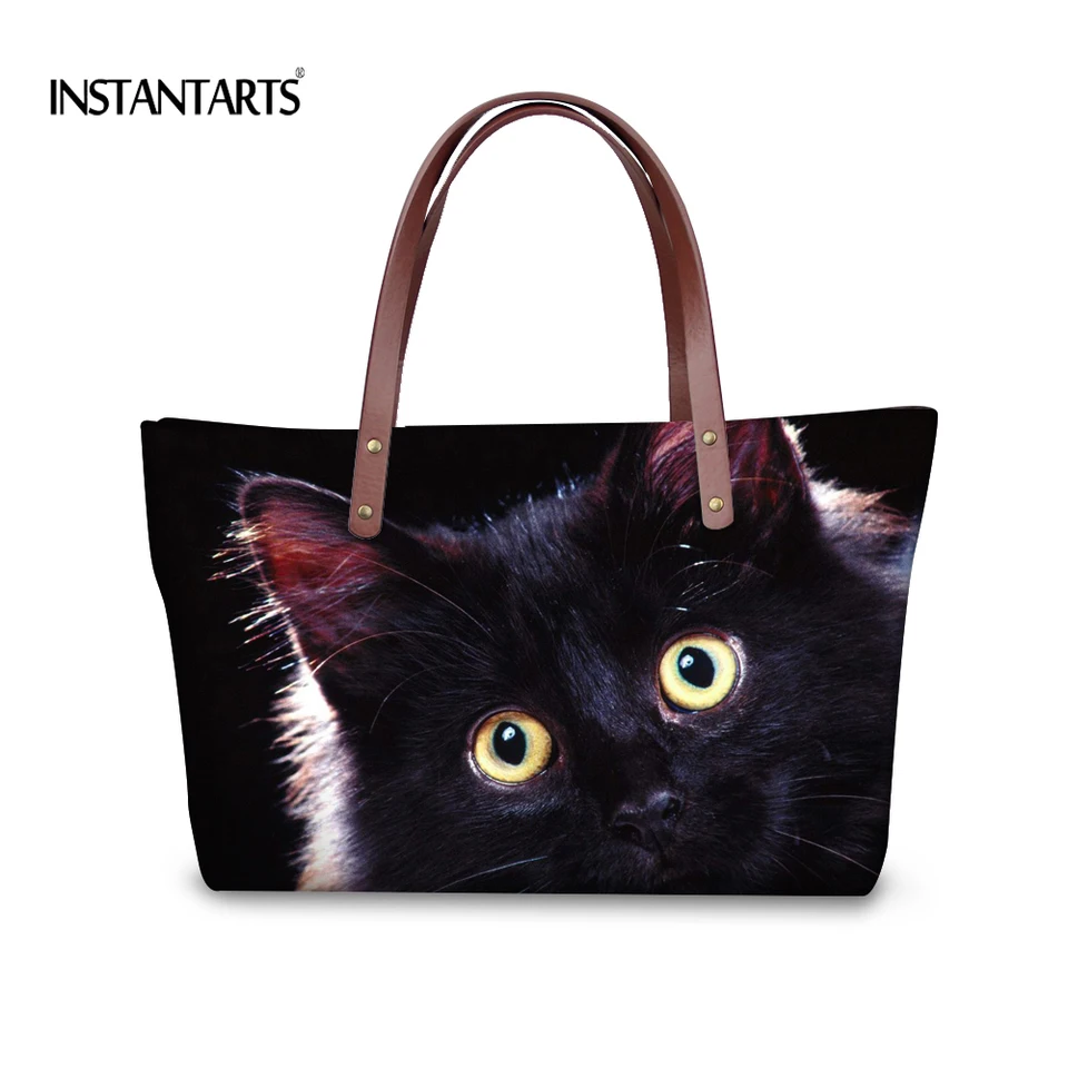 cat face cross body bag