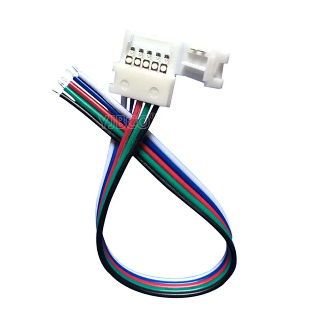 100 шт. провод разъема светодиода 2pin 3pin 4pin 5pin 6pin соединительный кабель с разъемом кабеля для WS2811 WS2812B 5050 RGB/RGBW светодиодный полосы светильник