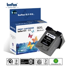 Cartucho de substituição para hp 56 hp56, cartucho de tinta preta deskjet 2100 220 450 5510 5550 5552 7150 7350