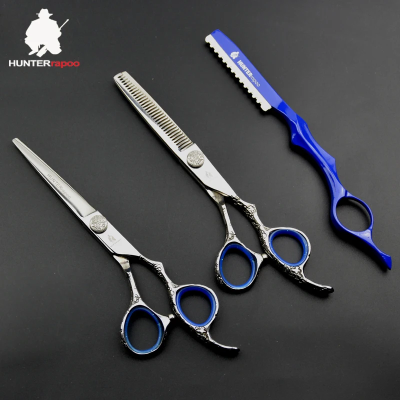 

30% Off HT9143 scissors hair professional scissors set japan 6 inch hairdressing thinning scissors for barbershop hair clippers