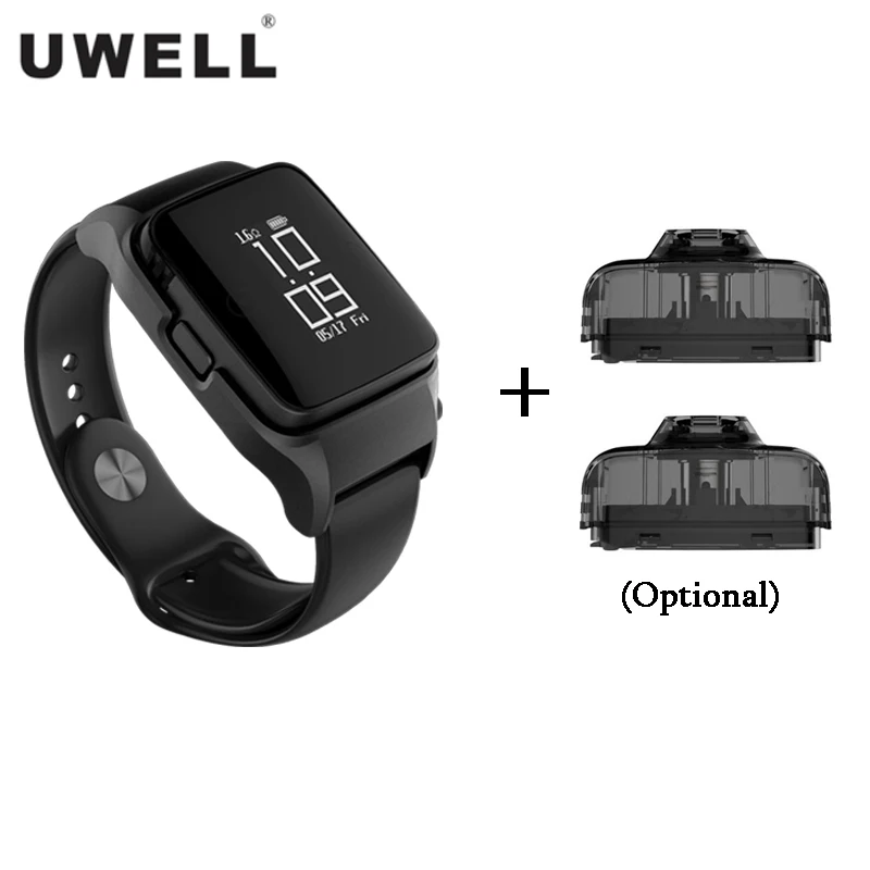 

Original UWELL Amulet Pod System Kit Watch-style 370mAh Battery 2ml Cartridge 10W Electronic Cigarette Pod System Vaporizer