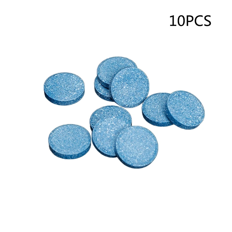 

10Pcs Car Solid Wiper Window Cleaning Car Windshield Glass Cleaner Effervescent