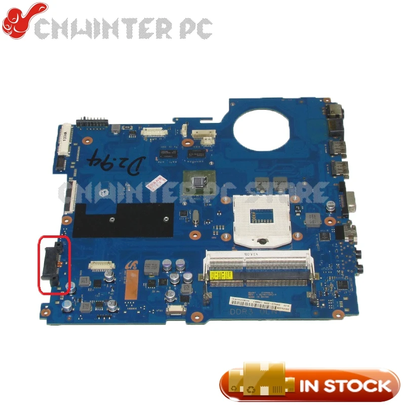 NOKOTION For Samsung NP-RC410 RC410 Laptop Motherboard 14 inch HM55 DDR3 GT315M 1GB BA92-07596A BA92-07596B