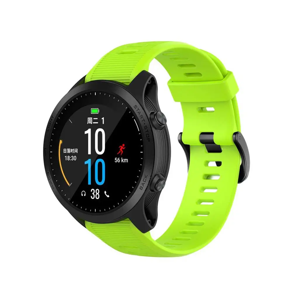 Силиконовый сменный ремешок для наручных часов Garmin Forerunner 945 935 Fenix 5 Plus аксессуары
