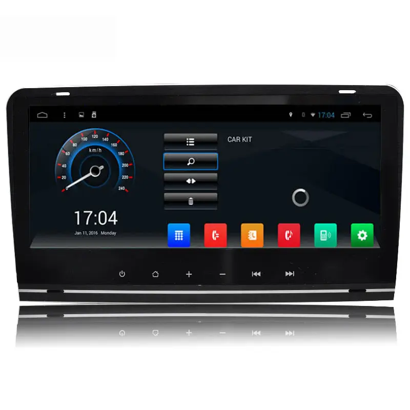 Excellent Aoluoya IPS RAM 2GB+32GB Android 7.1 2 Din CAR Radio DVD GPS Player For AUDI A3 S3 2003-2011 Audio Navigation multimedia WIFI BT 1