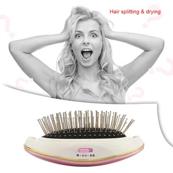 

NEW Portable Electric Ionic Hairbrush Takeout Mini Hair Brush Massage Comb Hair Care Home Travel Using