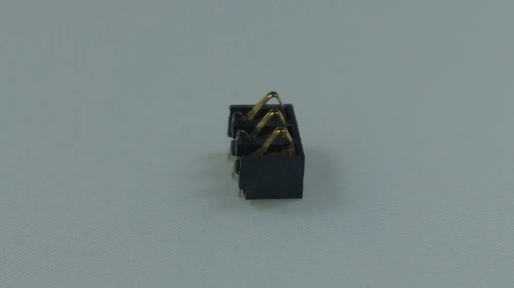 

10pcs Spring Battery Connector SMD 3 Pins 2.80mm pitch 0.5A 50V rating reflow soderable