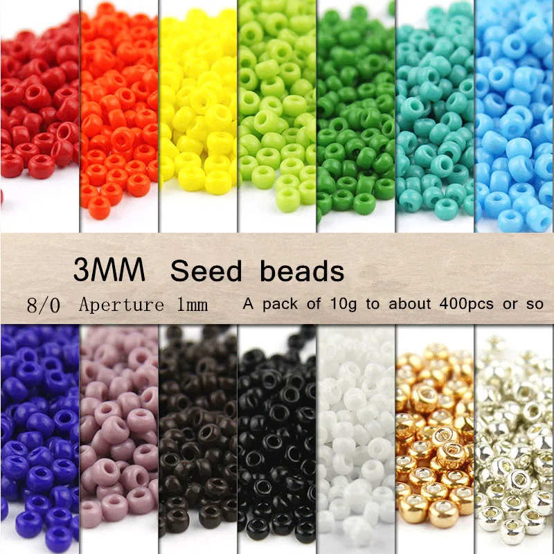 

Seed beads 3mm 400pcs/handmade DIY round glass spacer beads wholesale high quality jewelry making,Japanese Lampwork glass beads