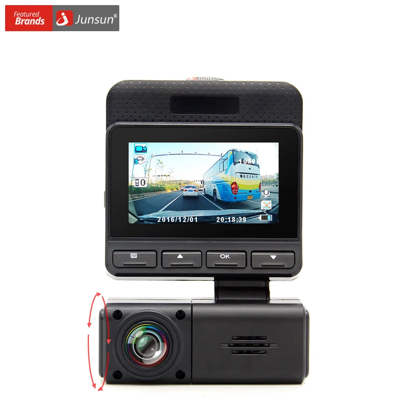 Junsun 2 5-дюймовый IPS Car DVR рекордер камеры FHD Novatek 96658 1080p Wireless WiFi APP Манипуляция авто dvr