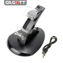 USB двойное зарядное устройство для геймпада игровой контроллер блок питания зарядная док-станция для sony Playstation 4 PS4
