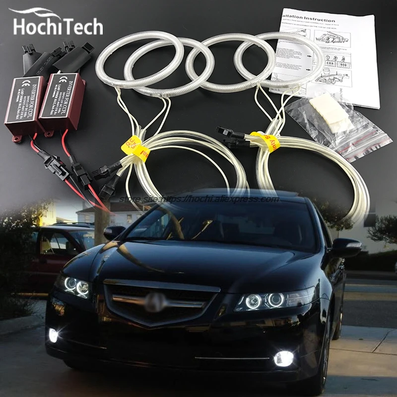 HochiTech отличный комплект ангельские глазки для Acura TSX 2009 2010 2011 2012 сверхъяркая фара