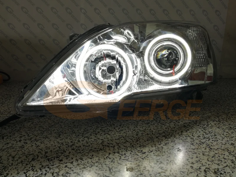 smd led angel eyes HONDA CR-V CRV 2010 2011 PROJECTOR HEADLIGHTS(7)